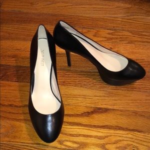 Nine West Cortland Platform Pumps - Leather - NEW